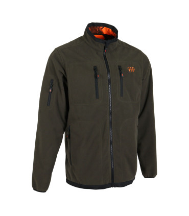 Flisinė striukė AKAH HOUSE OF HUNTING dvipusė CAMO BLAZE