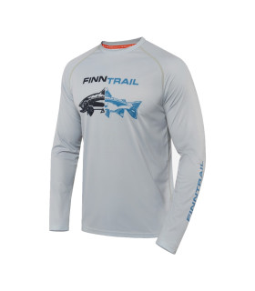 Marškinėliai FINNTRAIL WAVE FISH UPF50/Bug stoper