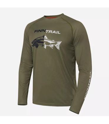 Marškinėliai FINNTRAIL WAVE FISH UPF50/Bug stoper