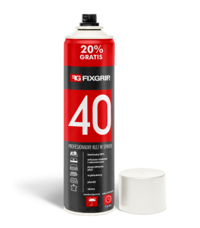 Profesionalūs purškiami klijai Fix Grip 40 kilimams, audiniams