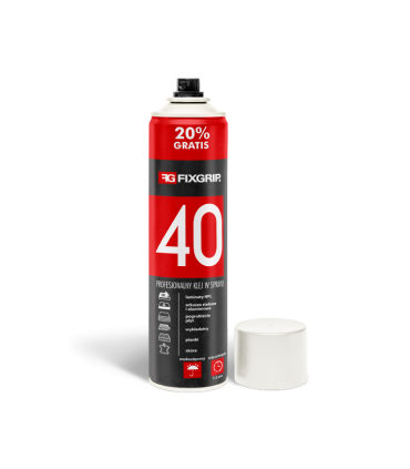 Profesionalūs purškiami klijai Fix Grip 40 kilimams, audiniams