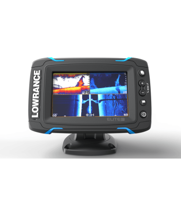 Echolotas Lowrance Elite-5 Ti Mid/High/TotalScan