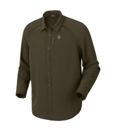 Harkila Herlet Tech L/S Willow Green marškiniai