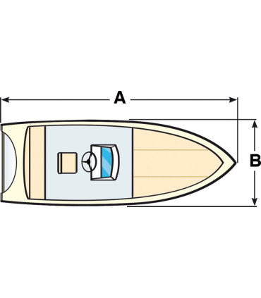 Kvėpuojantis valties tentas 425/488cm