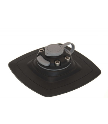 Universalus užraktas su montavimo platforma skirta pripučiamoms valtims