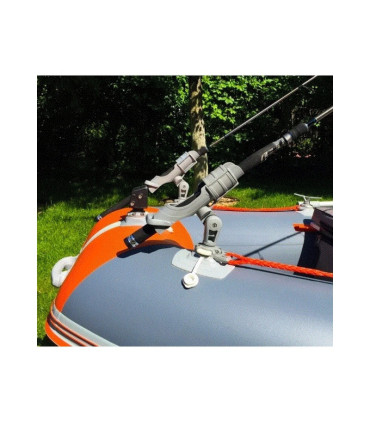 Meškerės laikiklis su montavimo platforma (140x140 mm) skirta pripučiamoms valtims