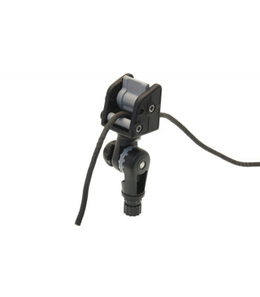 Inkaro virvės fiksavimo mazgas su sukamuoju mechanizmu