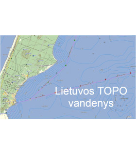 Lietuvos Topo vandenys žemėlapis
