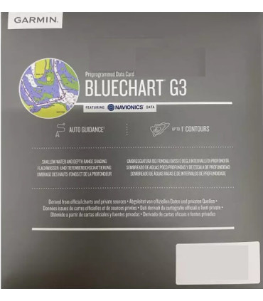 BlueChart g3 Baltijos jūros rytų pakrantės žemėlapis