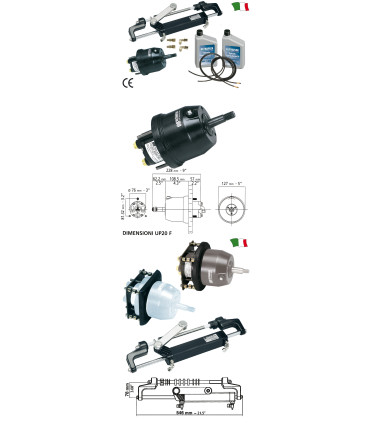 Hidraulinė ULTRAFLEX vairavimo sistema iki 150AG