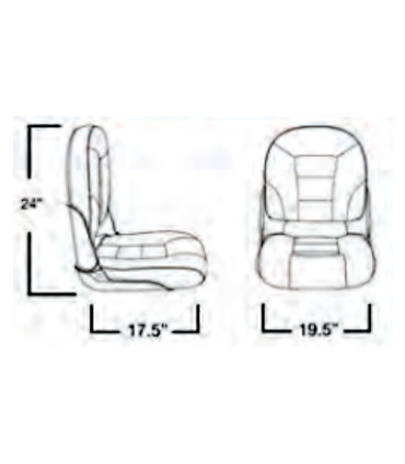 Sėdynė Springfiel SKIPPER PREMIUM HB, Charcoal/grey/meteor