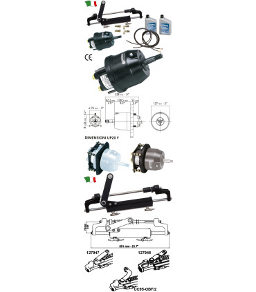 Hidraulinė ULTRAFLEX vairavimo sistema iki 175AG