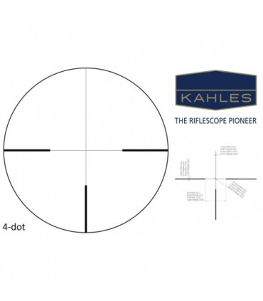 Optinis Taikiklis Kahles Helia 2.4-12X56i 4-Dot