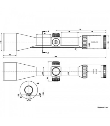 Optinis Taikiklis Kahles Helia 2.4-12X56i 4-Dot