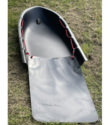 Medžioklės rogės TERRAINSLEIGH CANADA CLASSIC OPEN (2,33x0,85 m, 14 kg) su galimybe prasiilginti