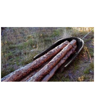 Medžioklės rogės TERRAINSLEIGH CANADA CLASSIC OPEN (2,33x0,85 m, 14 kg) su galimybe prasiilginti