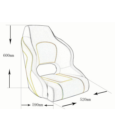 Sėdynė Goldenship Sport