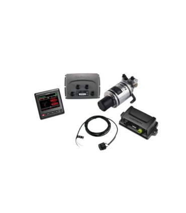 Hidraulinis autopilotas Garmin „Reactor™ 40“  su GHC™ 40 ekranu.