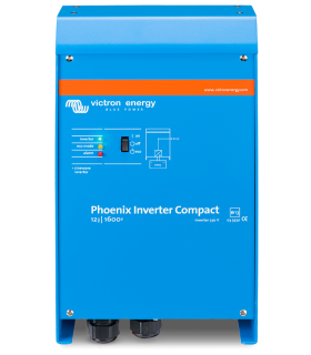 Įtampos keitiklis Victron Phoenix C 12/1600  su sinusine išėjimo įtampa.