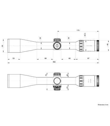 Optinis Taikiklis Kahles HELIA 3,5-18x50i tinklelis: 4DOT