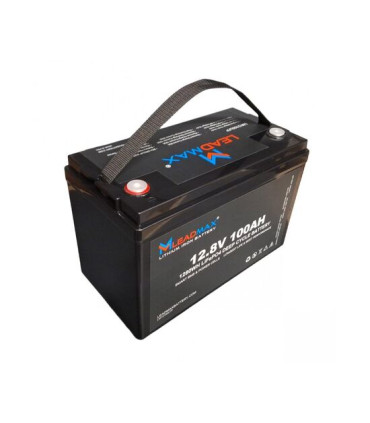 AKUMULIATORIUS LEADMAX LIFEPO4 (12.8V, 100AH)