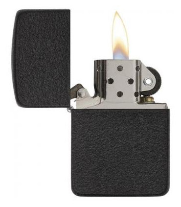 Zippo Black Crackle