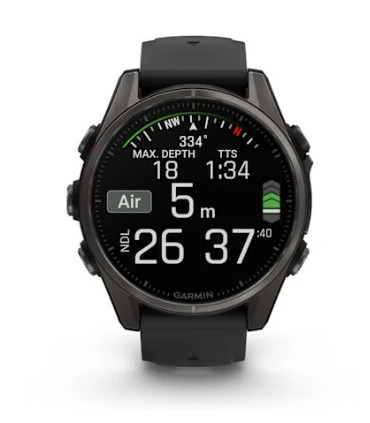 Išmanusis laikrodis GARMIN „fēnix® 8“ – 43 mm, AMOLED Titan