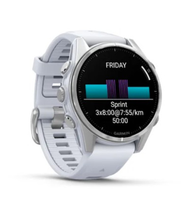 Išmanusis laikrodis GARMIN „fēnix® 8“ – 43 mm, AMOLED Silver