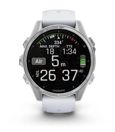 Išmanusis laikrodis GARMIN „fēnix® 8“ – 43 mm, AMOLED Silver