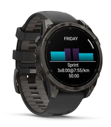 Išmanusis laikrodis GARMIN „fēnix® 8“ – 47 mm, AMOLED Sapphire black