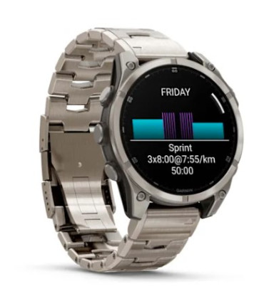 Išmanusis laikrodis GARMIN „fēnix® 8“ – 47 mm, AMOLED Sapphire Titan