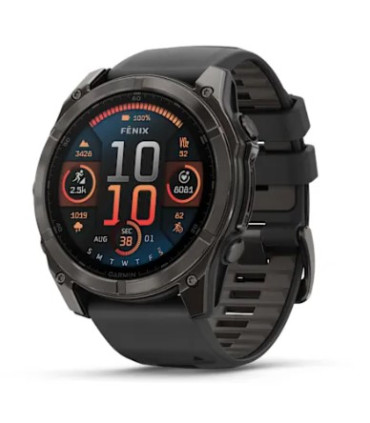 Išmanusis laikrodis GARMIN „fēnix® 8“ – 51 mm, AMOLED Sapphire black