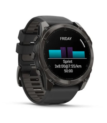 Išmanusis laikrodis GARMIN „fēnix® 8“ – 51 mm, AMOLED Sapphire black