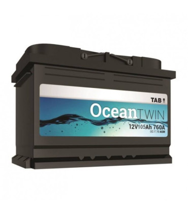 TAB 120 Ah Ocean Twin akumuliatorius